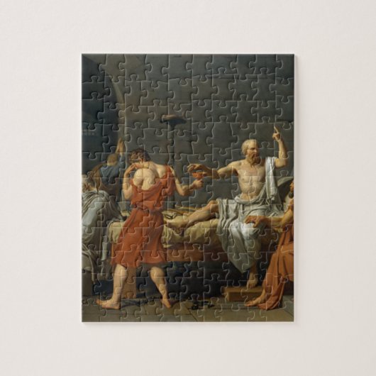 De dood van SOCRATES Legpuzzel (Verticaal)