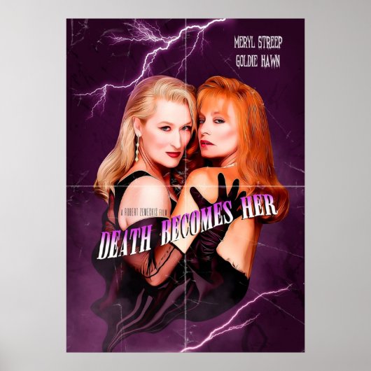 De dood wordt haar film poster (Voorkant)