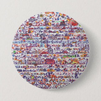 De Doodle Wars Button Badge