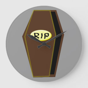 De Doodskist van RIP Halloween van de Klok van de