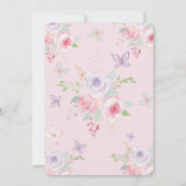 De Doop en de Eerste Verjaardag uitnodiging van on (Achterkant)