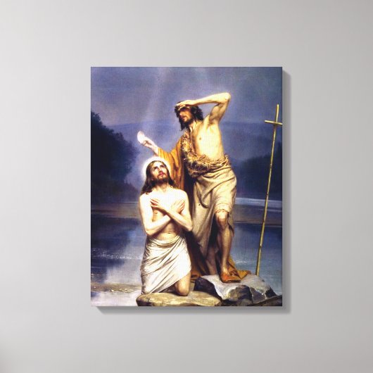 De Doop van Christus Canvas Afdruk (Voorkant)