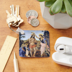 De doop van Christus door Verrocchio, Leonardo da Sleutelhanger