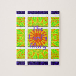 De door de heer Glory geïnspireerde tekst Legpuzzel