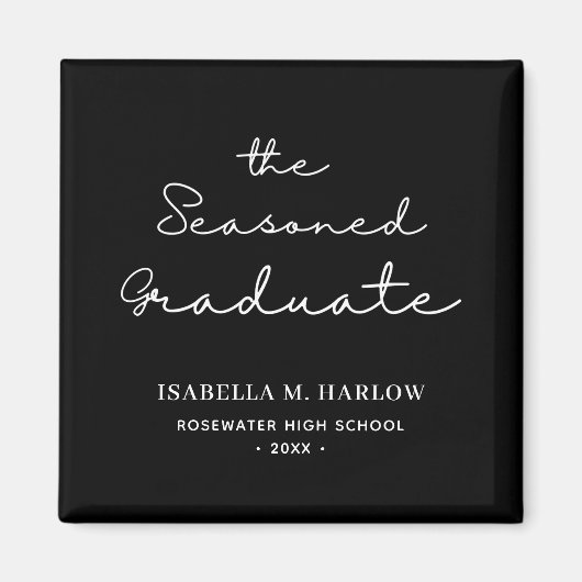 De doorgewinterde Afstuderen gepersonaliseerde Magneet (Voorkant)