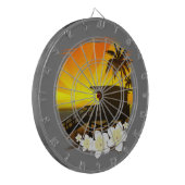 De doorsneelevensduur dartbord (Voorkant Links)