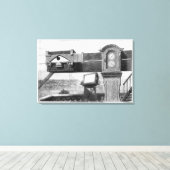 De doorvoer van Venus Canvas Afdruk (Insitu (Houten vloer))