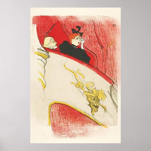 De doos met het Gilded Masker Poster (Voorkant)