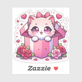 De doos van Joy Kitten Sticker