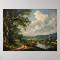 De dorlandseik — Engels landschap met figuren