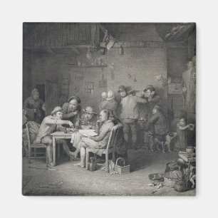 De dorpspolitici, gegraveerd door Abraham Raimb Magneet