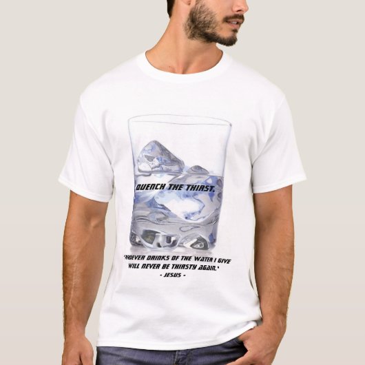 De dorst t-shirt (Voorkant)