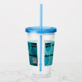 DE DORSTIGE TUMBLER ACRYL DRINKBEKER (Rechts)