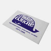 De Dorsty Whale, de Grove, Illinois Deurmat (Schuin)