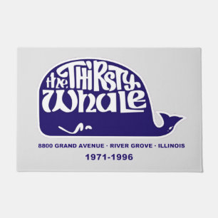 De Dorsty Whale, de Grove, Illinois Deurmat