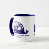 De Dorsty Whale, de Grove, Illinois Mok (Voorkant links)