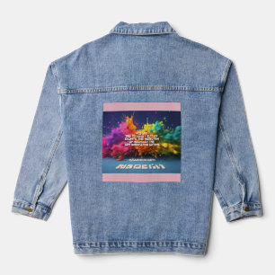 De dosis overschrijden denim jacket