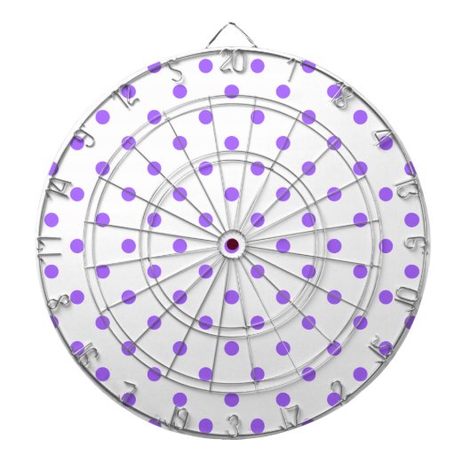 DE DOT Paarse Polka Dot Dart Board Dartbord (Voorkant)