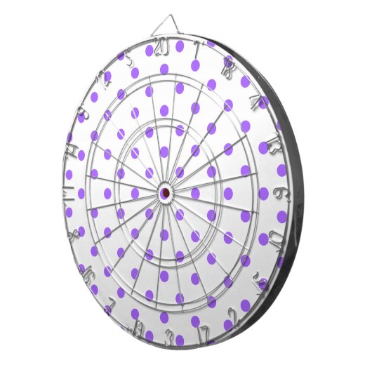 DE DOT Paarse Polka Dot Dart Board Dartbord (Voorkant Rechts)