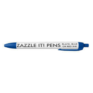 De douane Gepersonaliseerde Lege Sjabloon van Rode Inkt Pen