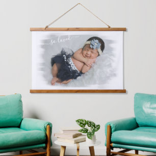 De douane personaliseert het Malplaatje van de Fot Hangend Wandkleed