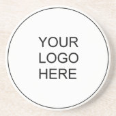 De douane uploadt hier Uw Eigen Logo van het Bedri Zandsteen Onderzetter (Voorkant)