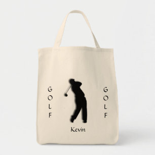 De Douane van het Golf van het Man van de douane Tote Bag