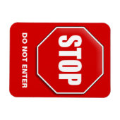 De Douane van het Teken van het einde gaat niet Ma Magneet (Horizontaal)