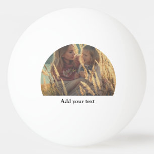 de douane voegt uw douane van de foto jouw tekst t pingpongballen