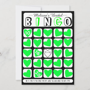 De douane vult het in brudal bingo groene spelkaar