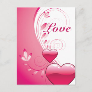 De douanegiften van de Valentijnsdag van de liefde Feestdagenkaart