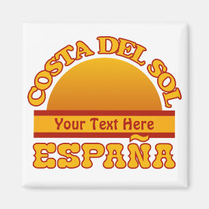 De douanemagneet van SPANJE Costa del Sol Magneet