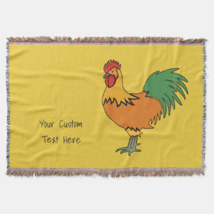 De douanetekst van het rooster & de kleur werpen d deken