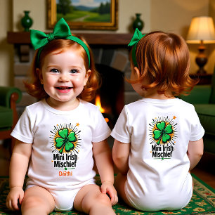 De Double Trouble Clover Tee Kinder Shirts