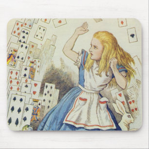 De douche van kaarten muismat
