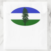 De Doug auto land sticker (Tas)