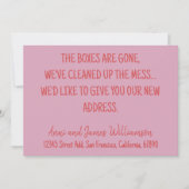 DE DOZEN ZIJN WEG, WE HEBBEN DE ROTZOOI OPGERUIMD AANKONDIGING (Voorkant)