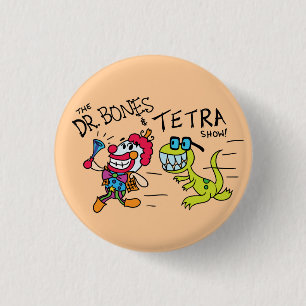 De dr..Botten & Tetra Show Logo Pin Ronde Button 3,2 Cm
