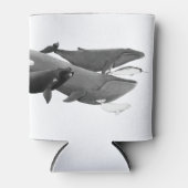 De draai van walviskunst blikjeskoeler (Voorkant)