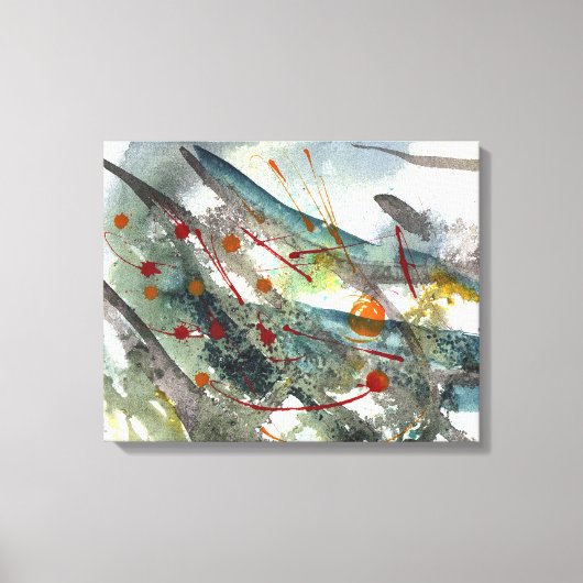 De draak canvas afdruk (Voorkant)