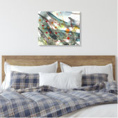De draak canvas afdruk (Insitu (Slaapkamer))