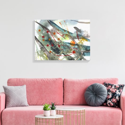 De draak canvas afdruk (Insitu (Woonkamer))