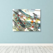 De draak canvas afdruk (Insitu (Houten vloer))