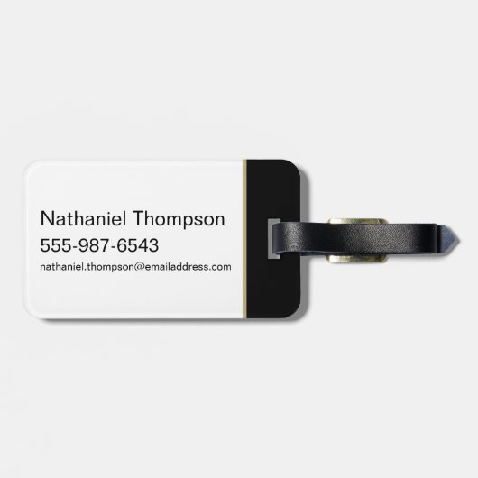 De draak en de Wolfdagen en het Jon Pattern Bagagelabel (Achterkant horizontaal)