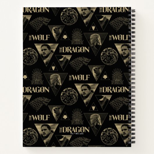 De draak en de Wolfdagen en het Jon Pattern Notitieboek (Achterkant)