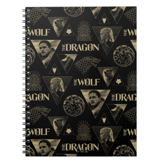 De draak en de Wolfdagen en het Jon Pattern Notitieboek (Voorkant)