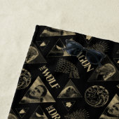 De draak en de Wolfdagen en het Jon Pattern Strandlaken (In situ)