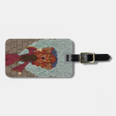 De draak neerzetten bagagelabel (Voorkant horizontaal)