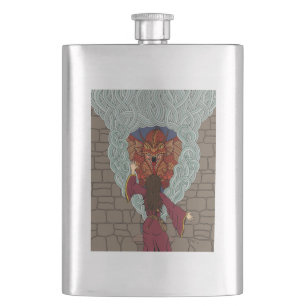 De draak neerzetten flacon