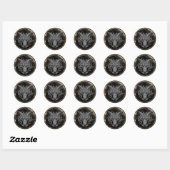 De Draak Ronde Sticker (Vel)